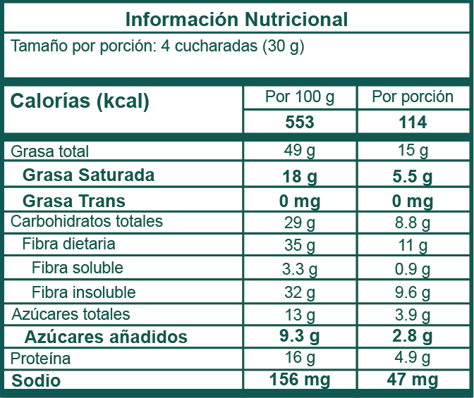 Granola Coco Almendras