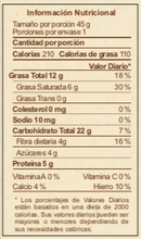 Cargar imagen en el visor de la galería, AMIRA GRANOLA ARANDANO AZUL Y ALMENDRAS TABLA NUTRICIONAL CAJA