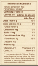 Cargar imagen en el visor de la galería, AMIRA GRANOLA NUECES Y SEMILLAS TABLA NUTRICIONAL x 450g