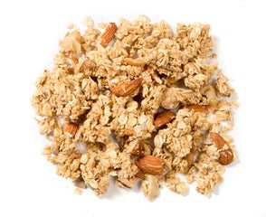 Granola Amira con nueces y semillas, almendras, marañon, nuez del brazil fuente natural de energía y fibra.