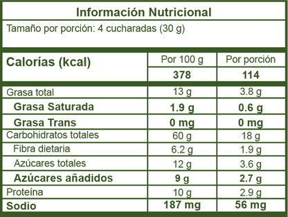 Cereal Manzana y Canela