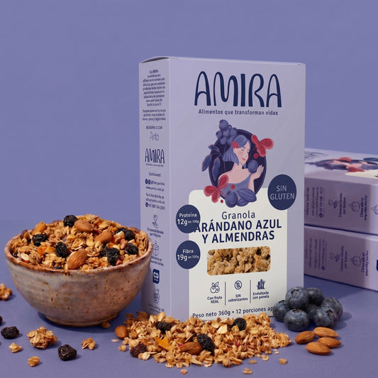 Granola Arándano Azul y Almendras