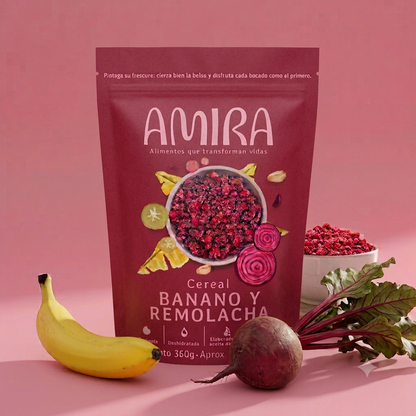 Cereal Banano y Remolacha