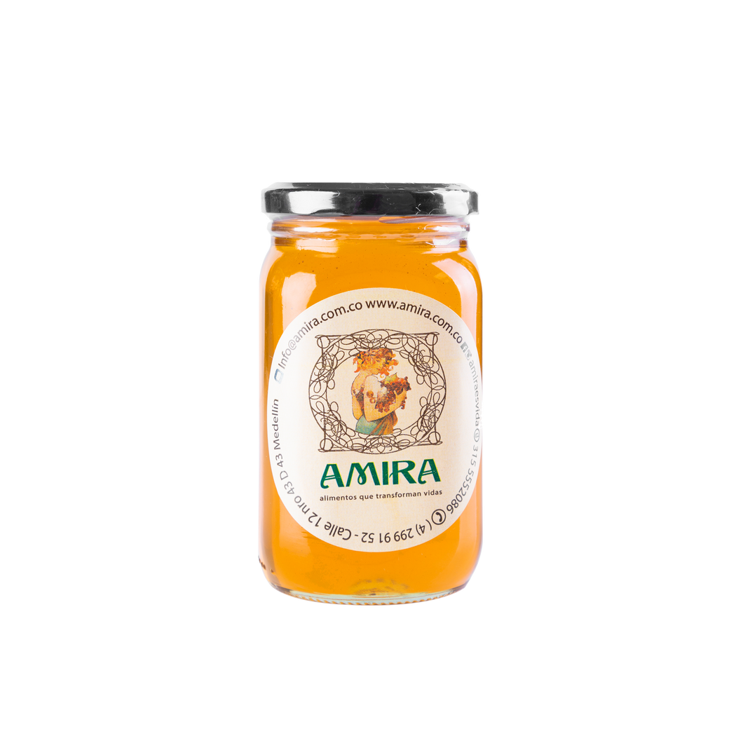 Amira Miel de abejas CRUDA frasco 500 gramos